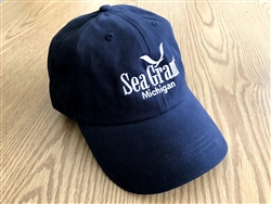 Michigan Sea Grant Brushed Cotton Twill Baseball Cap