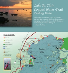 Lake St. Clair Coastal Water Trail Map (FREE)